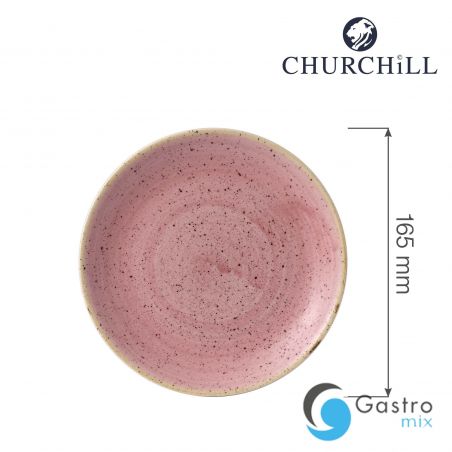 Talerz płytki 165 mm Stonecast Petal Pink  | SPPSEVP61 FINE DINE 