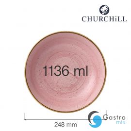  Miska coupe 248 mm  Stonecast Petal Pink | SPPSEVB91 FINE DINE
