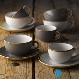  Spodek Stonecast Peppercorn Grey 156 mm | SPGSCSS1 FINE DINE