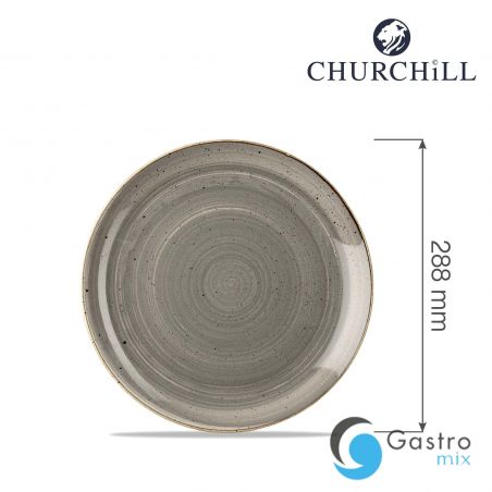 Talerz płytki Stonecast Peppercorn Grey 288 mm | SPGSEV111 FINE DINE 