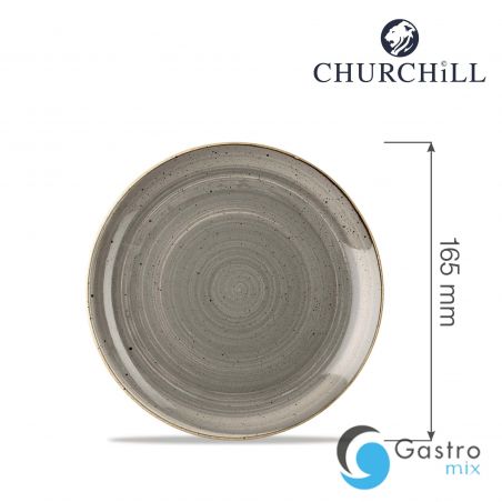 Talerz płytki Stonecast Grey 165 mm | SPGSEVP61 FINE DINE 