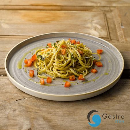 Talerz płytki z rantem Stonecast Peppercorn Grey 210 mm | SPGSWP211 FINE DINE 