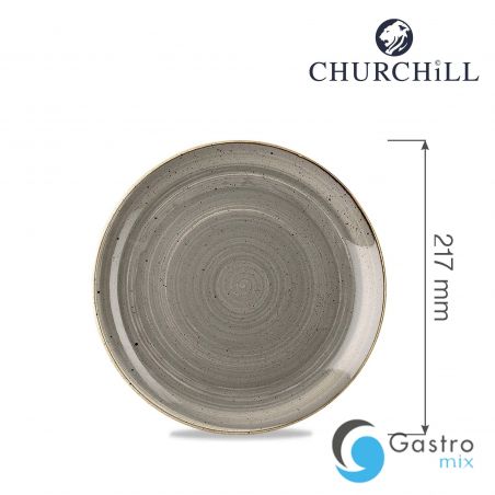 Talerz płytki Stonecast Peppercorn Grey 217 mm | SPGSEVP81 FINE DINE 
