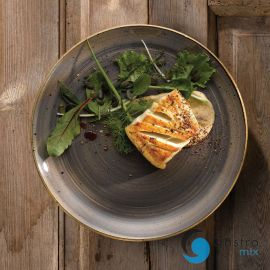  Talerz płytki o organicznym ksztalcie Stonecast Peppercorn Grey 286 mm | SPGSOG111 FINE DINE
