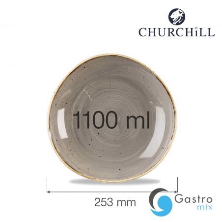 Miska o organicznym ksztalcie 340ml Stonecast Peppercorn Grey 340ml | SPGSOGB11 FINE DINE 