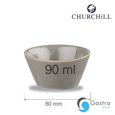 Naczynie do dipów Stonecast Peppercorn Grey 90 ml | SPGSSD31 FINE DINE 