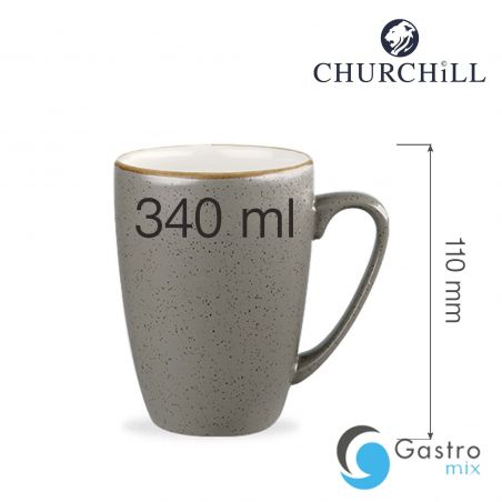 Kubek Stonecast Peppercorn Grey 340 ml | SPGSVM121 FINE DINE 