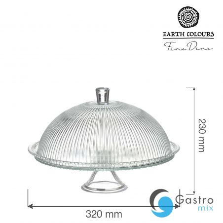 Patera z kloszem Aura, 320 x (h)230mm | 788745 FINE DINE 