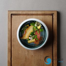  Miska Goro White Blue 195mm | 768631 fine dine