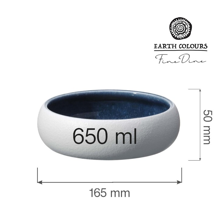 Miska Goro White Blue 165mm | 768624 fine dine