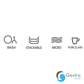  Miska Goro White Blue 165mm | 768624 fine dine