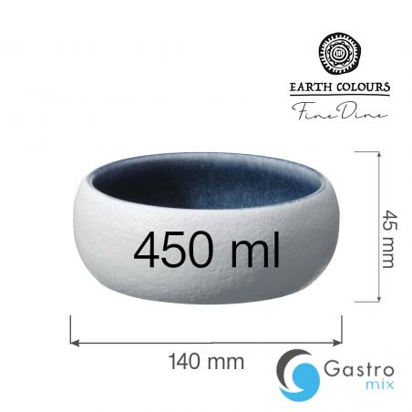 Miska Goro White Blue 140mm | 768617 fine dine 