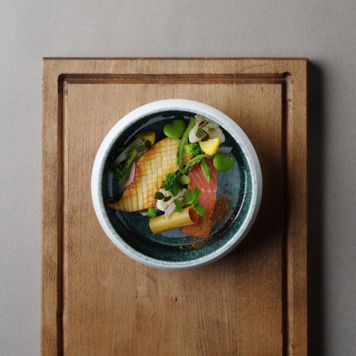 Miska Goro White Green 140mm | 768648 fine dine