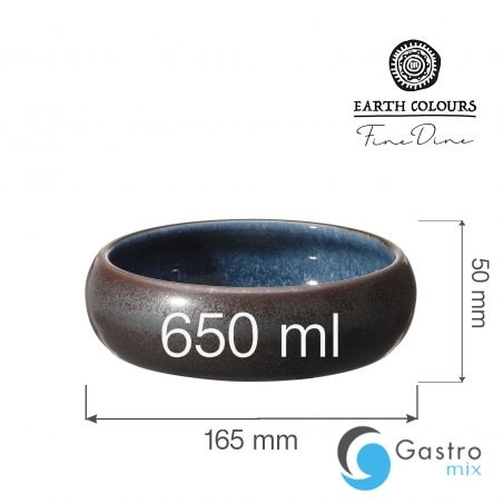 Miska Goro Brown Blue 165mm | 768686 fine dine 