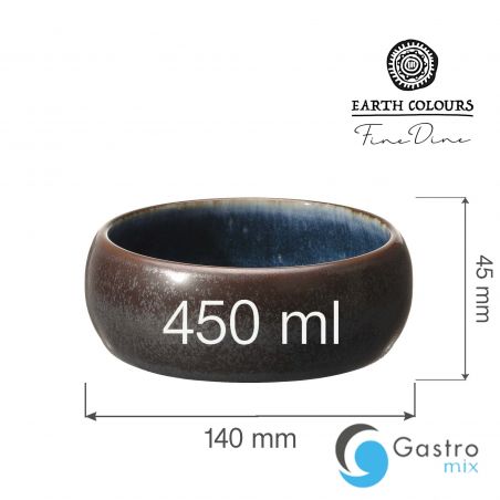 Miska Goro Brown Blue 140mm | 768679 fine dine 