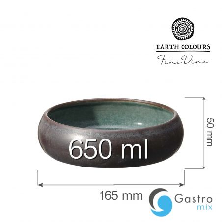 Miska Goro Brown Green 165mm | 768716 fine dine 