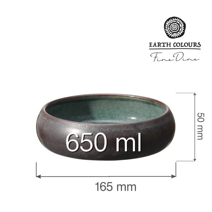 Miska Goro Brown Green 165mm | 768716 fine dine