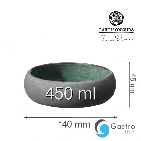 Miska Goro Brown Green 140mm | 768709 fine dine 