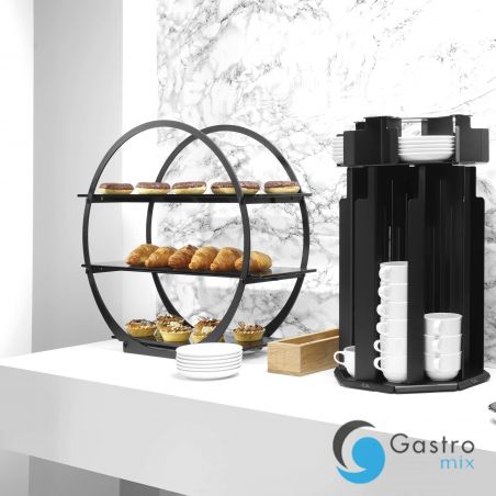 Kolumna bufetowa Skiatos, 17 poziomów, 250x250x500mm | 428047 FINE DINE 