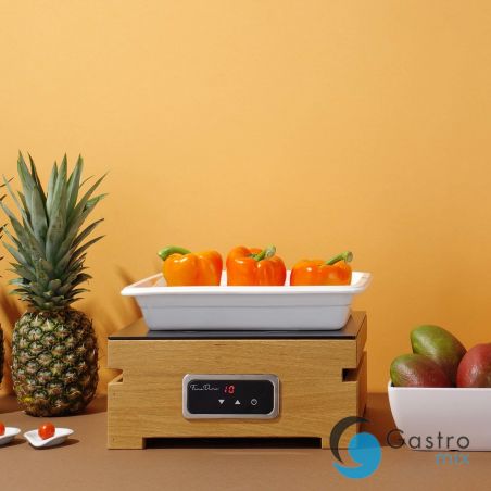 Taca szklana Skiatos, 350x350mm | 428078 FINE DINE 