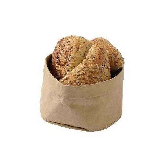 Torba papierowa na pieczywo 170x170x(H)150 mm, kolor beżowy | 429228 FINE DINE 