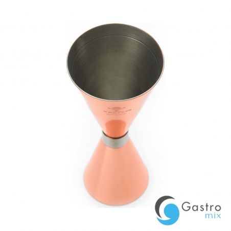 Jigger - Miarka barmańska Slim Style, 2 oz., 30/60 ml miedziana ze stalową obwódką, Barfly |... 
