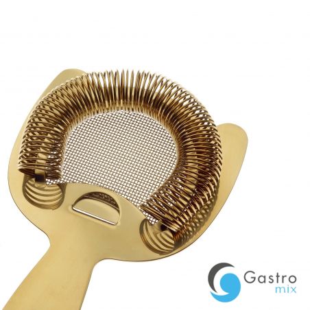 Siatkowe sitko do shakera 2w1, złoto, Barfly, 152mm | M37185GD FINE DINE 