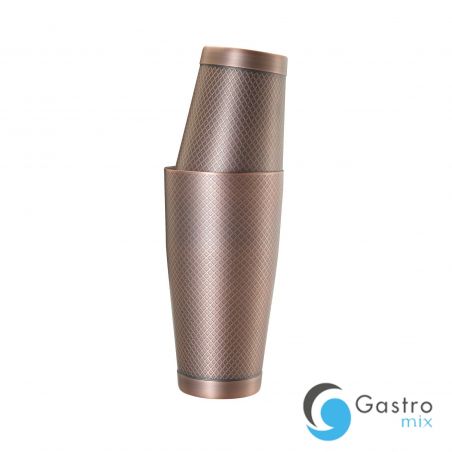 Shaker tin tin Diamond Lattice, antyczna miedź, Barfly, 830/530ml | M37200ACP FINE DINE 