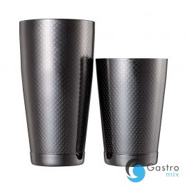 Shaker tin tin Diamond Lattice, czarny, Barfly, 830/530ml | M37200BK FINE DINE