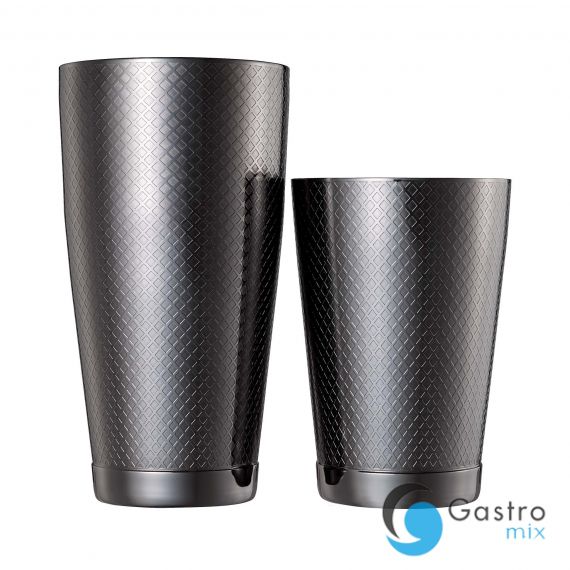 Shaker tin tin Diamond Lattice, czarny, Barfly, 830/530ml | M37200BK FINE DINE 
