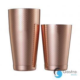 Shaker tin tin Diamond Lattice, miedź, Barfly, 830/530ml | M37200CP FINE DINE
