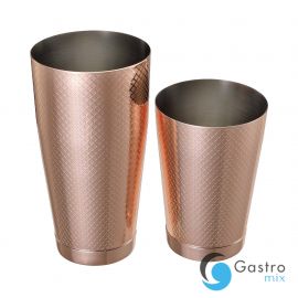  Shaker tin tin Diamond Lattice, miedź, Barfly, 830/530ml | M37200CP FINE DINE