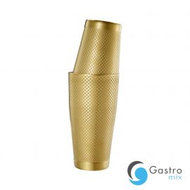  Shaker tin tin Diamond Lattice, złoty, Barfly, 830/530ml | M37200GD FINE DINE