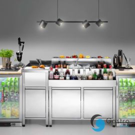  Niska stacja barowa Oxygen, 1000x650x(H)300 mm, Barmatic | 200148 FINE DINE