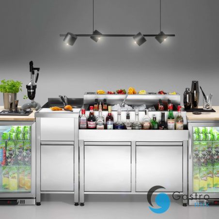 Niska stacja barowa Oxygen, 1000x650x(H)300 mm, Barmatic | 200148 FINE DINE 