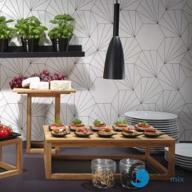  Podstawa pod tace GN1/2 Madeira Black | 504840 FINE DINE