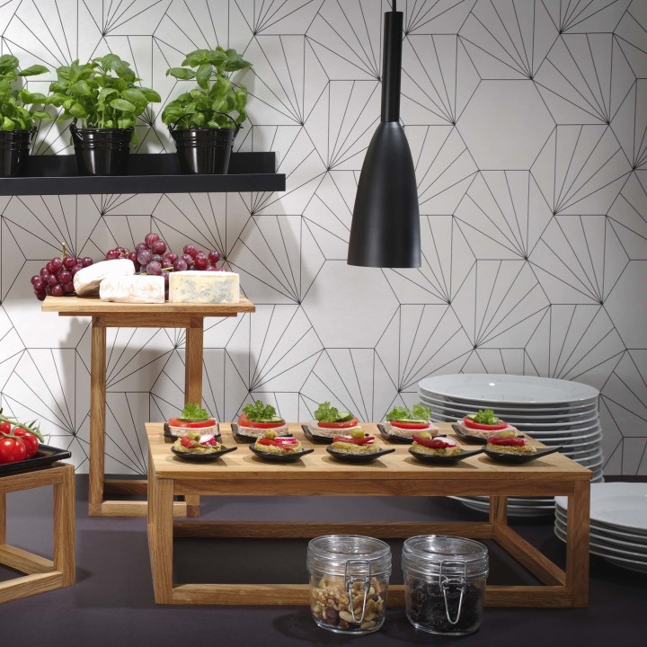 Podstawa pod tace GN1/2 Madeira Black | 504840 FINE DINE