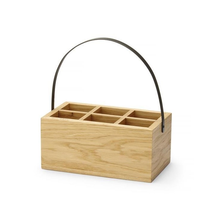 Skrzynka z uchwytem na akcesoria stołowe Madeira 280x180x120 mm | 664407 FINE DINE