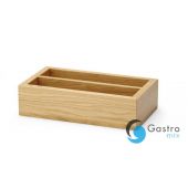 Skrzynka na sztućce dwudzielna Madeira 275x165x70 mm | 664414 FINE DINE