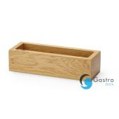 Skrzynka na sztućce Madeira 275x100x70 mm | 664438 FINE DINE