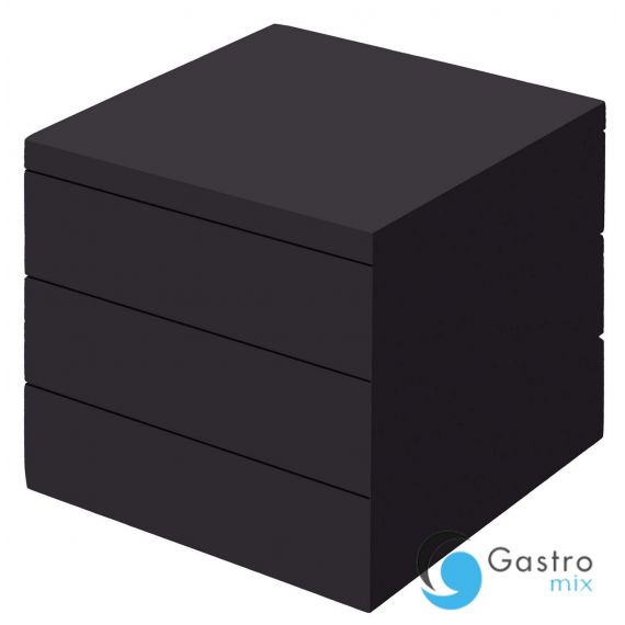 Podstawa bufetowa Madeira Black 175x175 mm | 504802 FINE DINE 