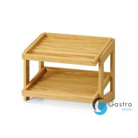 Stojak 2-poziomowy dębowy 574x323x441 mm | 991269 FINE DINE