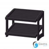 Stojak 2-poziomowy Madeira Black 574x323x441 mm | 504970 fine dine