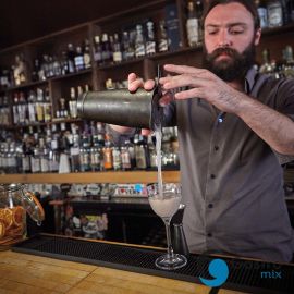  Sitko do shakera czarny połysk 155 mm| M37037BK fine dine