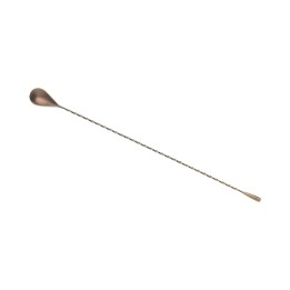 Długa łyżka barmańska antyczna miedź 400 mm| M37013ACP fine dine