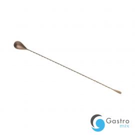 Długa łyżka barmańska antyczna miedź 400 mm| M37013ACP fine dine