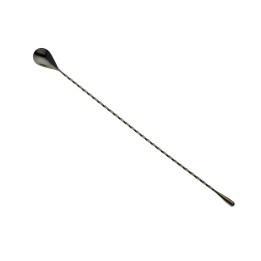 Długa łyżka barmańska czarny połysk 400 mm | M37013BK FINE DINE