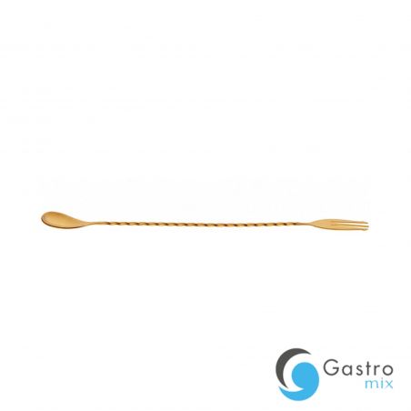 Klasyczna łyżka barmańska złota 315 mm | M37015GD FINE DINE 