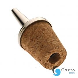 Nalewak stal/naturalny korek - zestaw 3 szt. | M37049 FINE DINE