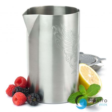 Szklanica barmańska, double wall, stal nierdzewna | M37086 FINE DINE 